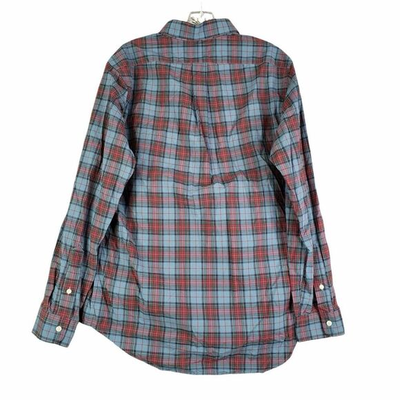Polo Ralph Lauren Shirt Oxford Button Down LS Mens Size Medium Plaid Classic - Picture 3 of 13